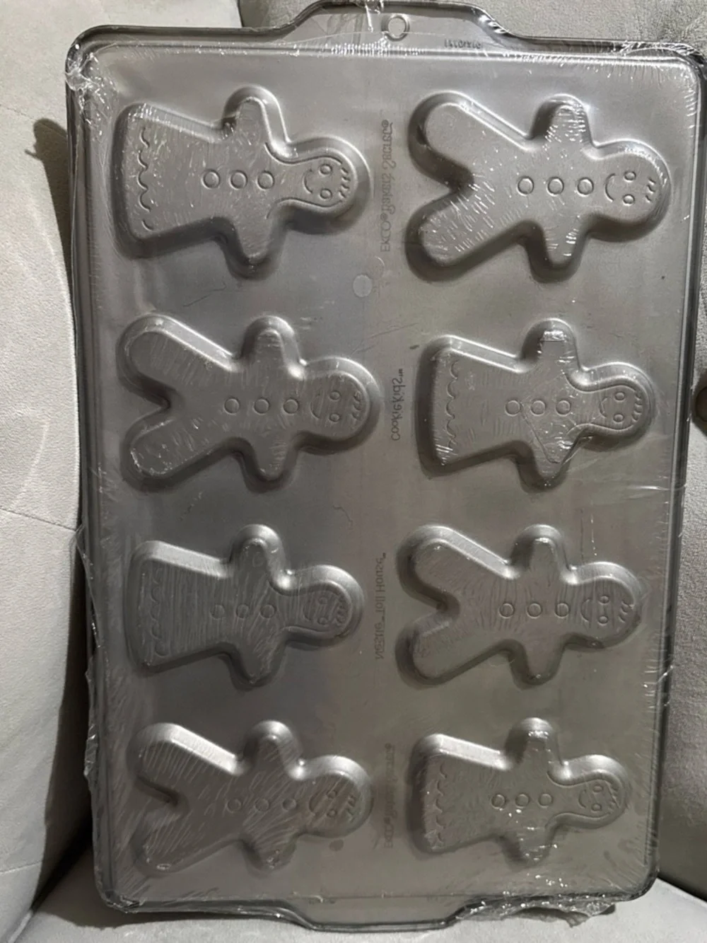 Vintage Cookie Kids Gingerbread Cookie Pan - Brown Non-Stick